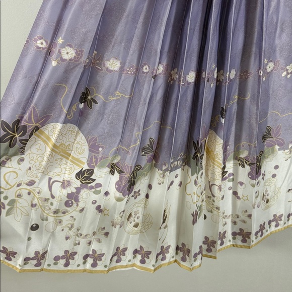 Wrap maxi skirt purple medium - Picture 3 of 5